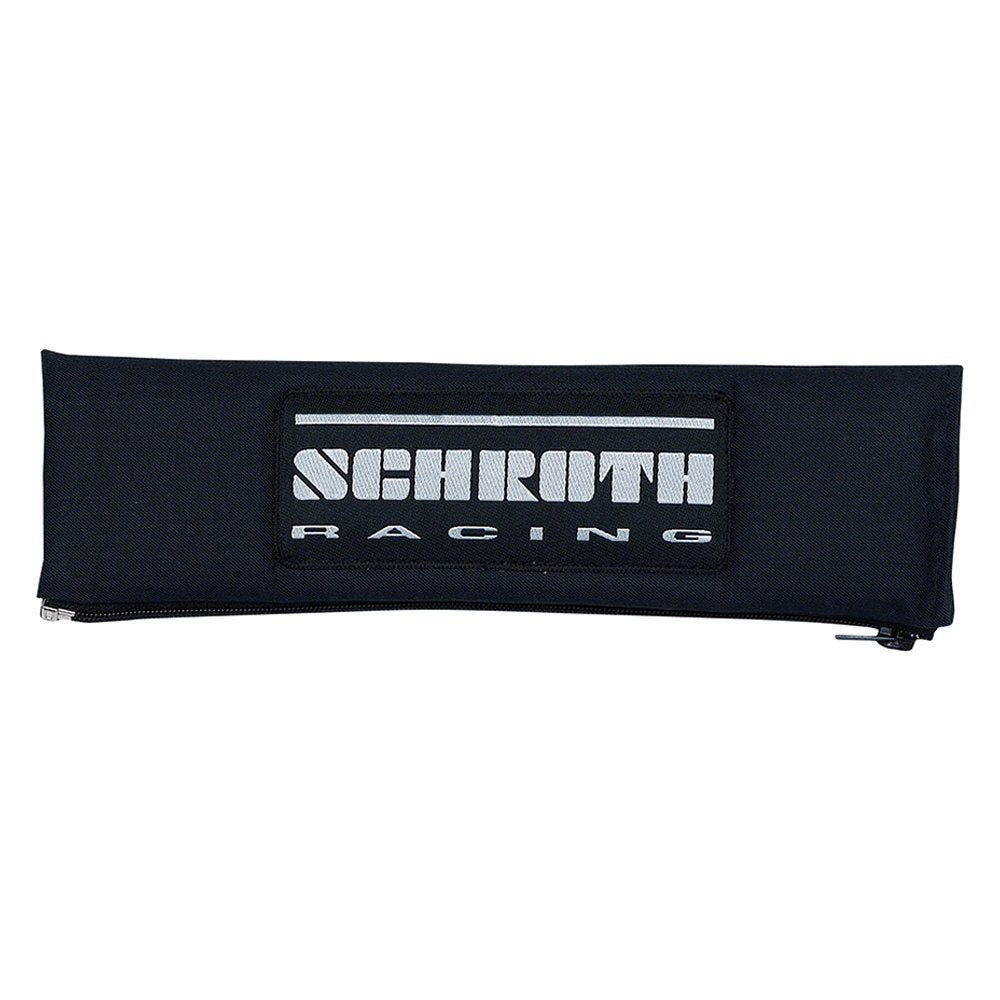 SCHROTH 00229 Belt pad 3 “(76 mm) (black) logo silver Photo-0 