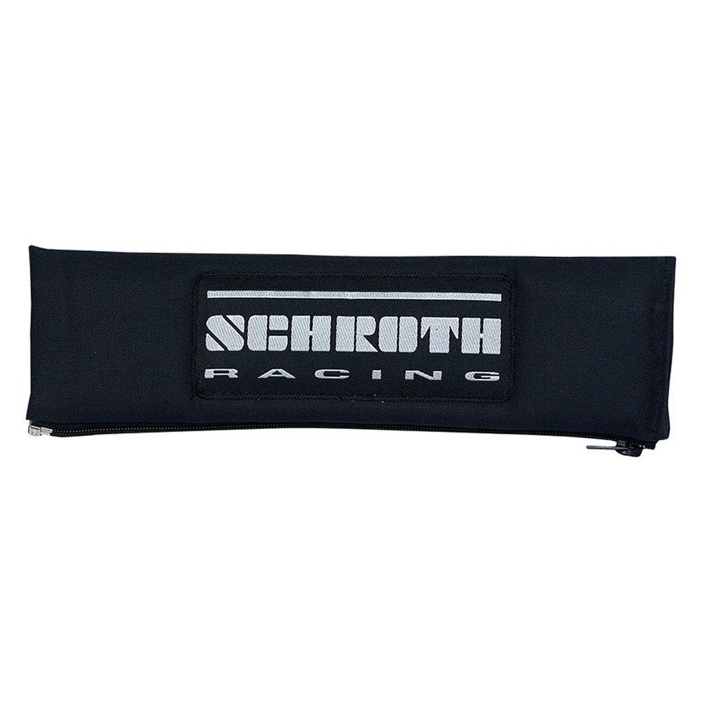 SCHROTH 00229 Shoulder Pads 3“ (76 mm), Black with Silver Logo, 2pcs Photo-0 