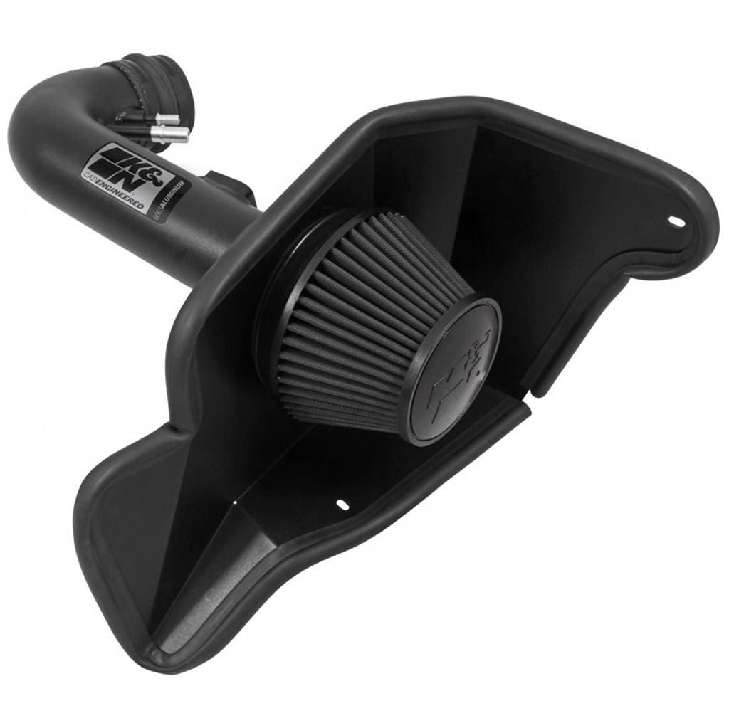 K&N 71-3535 Performance Air Intake System PERF. INTAKE KIT; FORD MUSTANG GT 5.0L-V8, 2015 Photo-0 