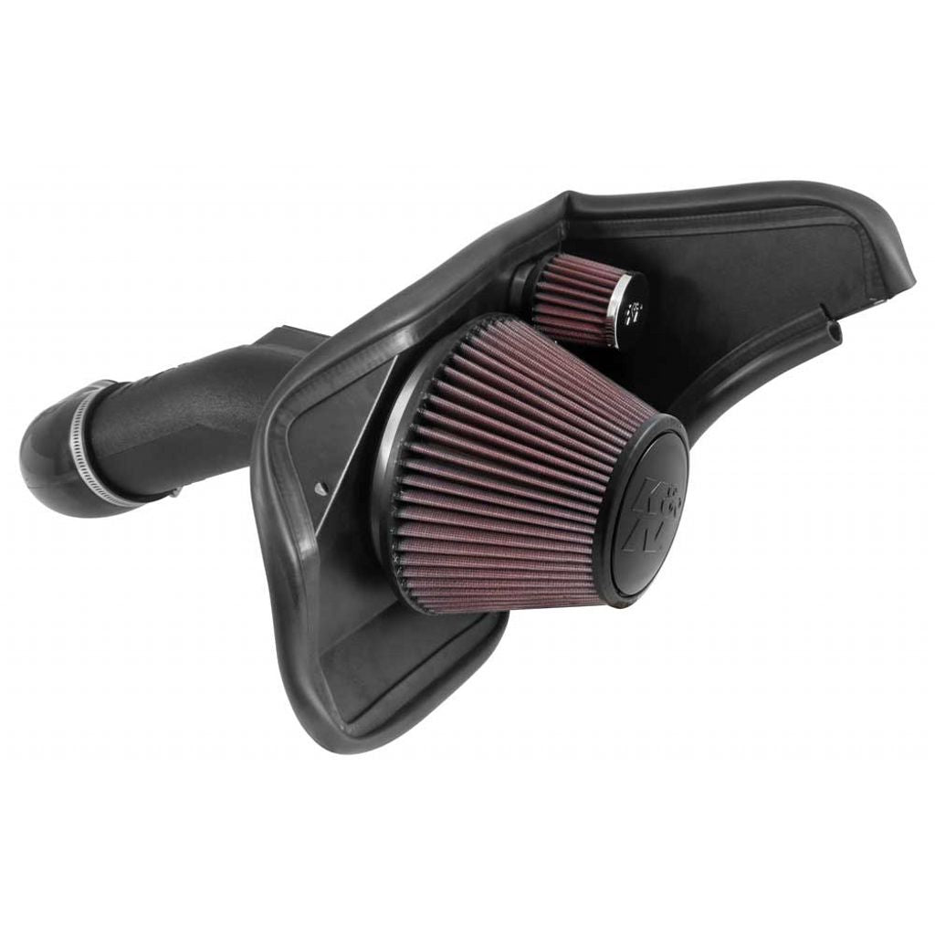 K&N 63-3084 Performance Air Intake System AIRCHARGER; CADILLAC ATS V6-3.6L F/I, 2013-2017 Photo-0 