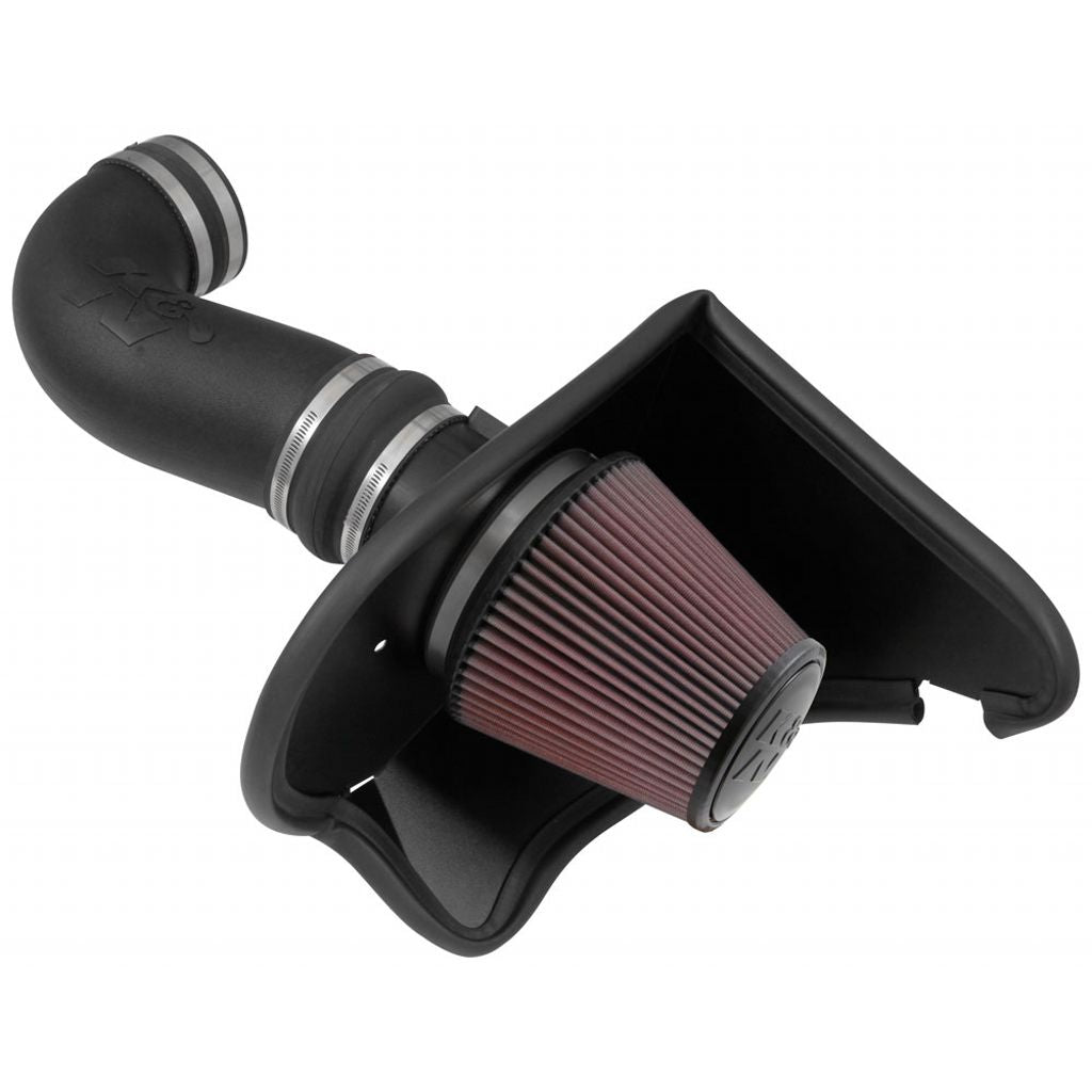 K&N 63-3092 Performance Air Intake System AIRCHARGER; CHEVROLET CAMARO SS V8-6.2L F/I, 2016-2017 Photo-0 