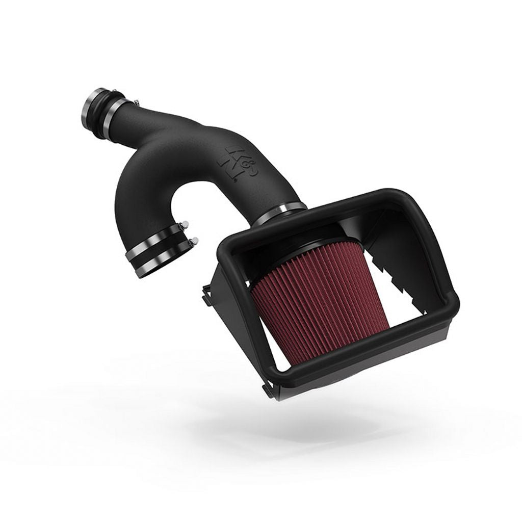 K&N 63-2593 Performance Air Intake System AIRCHARGER; FORD F150 V6-2.7L F/I, 2015-2018 Photo-0 