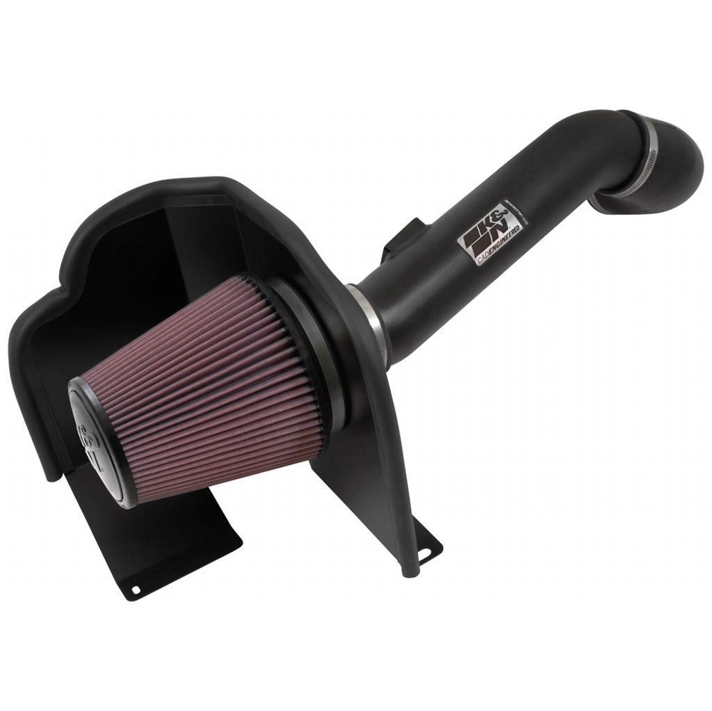 K&N 77-3090KTK Performance Air Intake System PERF. INTAKE KIT; CHEVROLET/GMC SILVERADO 6.0L 16-17 Photo-0 