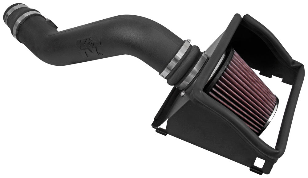 K&N 63-2596 Performance Air Intake System AIRCHARGER; FORD F150 V6-3.5L F/I,2015 Photo-0 