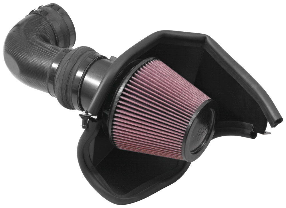 K&N 63-3099 Performance Air Intake System AIRCHARGER; CHEVROLET CAMARO ZL1 V8-6.2L F/I, 2017 Photo-0 