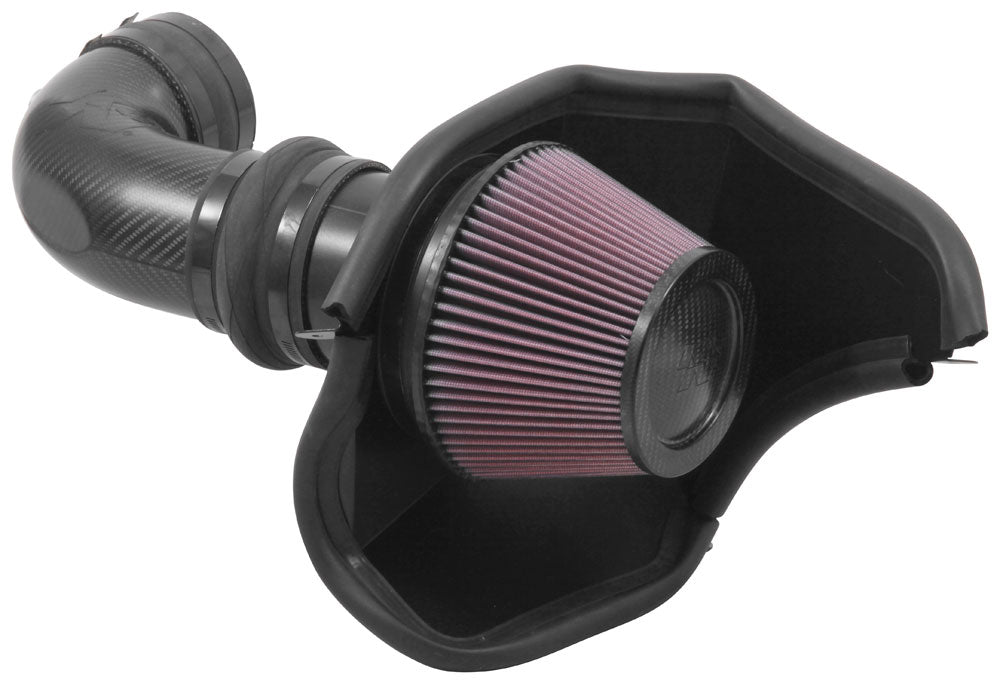 K&N 63-3096 Performance Air Intake System AIRCHARGER; CADILLAC CTS-V V8-6.2L F/I; 2016-2017 Photo-0 