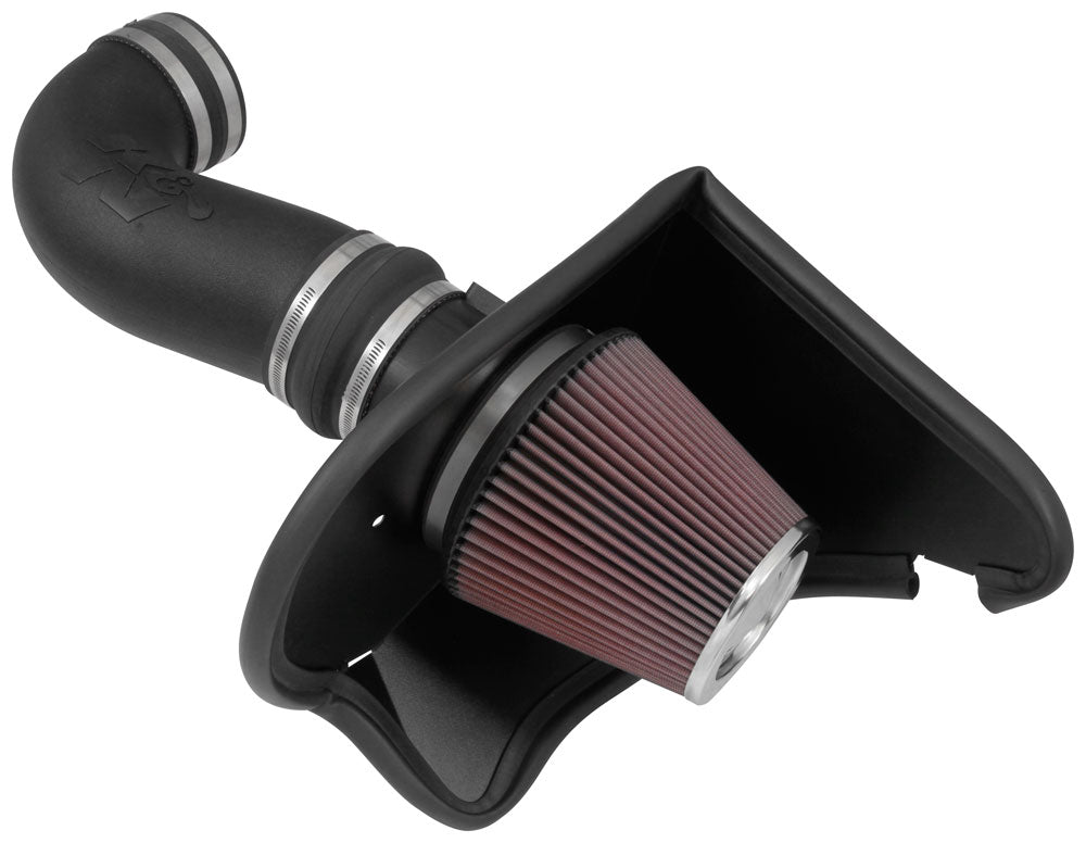 K&N 63-3092 Performance Air Intake System AIRCHARGER; CHEVROLET CAMARO SS V8-6.2L F/I, 2016-2017 Photo-0 