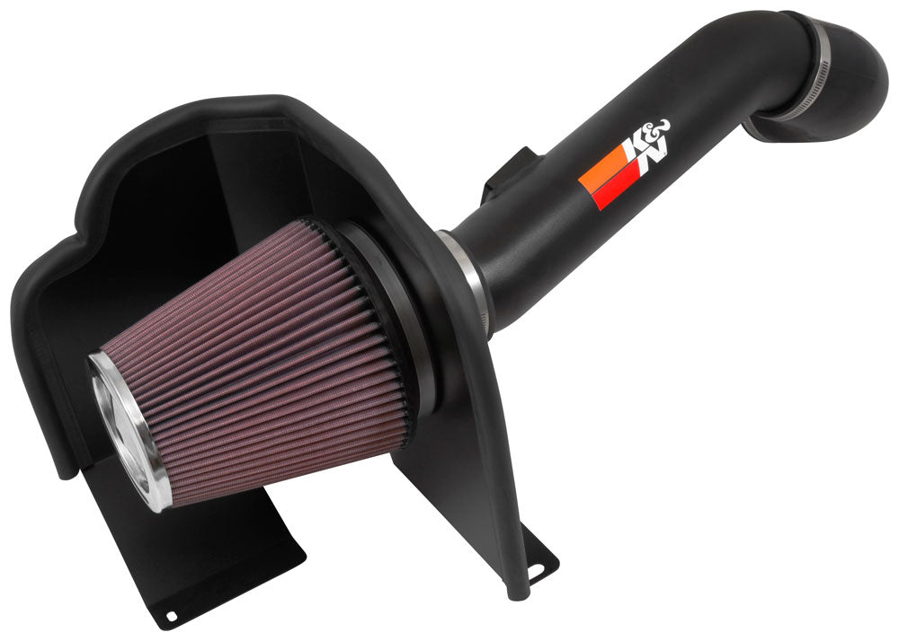 K&N 77-3090KTK Performance Air Intake System PERF. INTAKE KIT; CHEVROLET/GMC SILVERADO 6.0L 16-17 Photo-0 