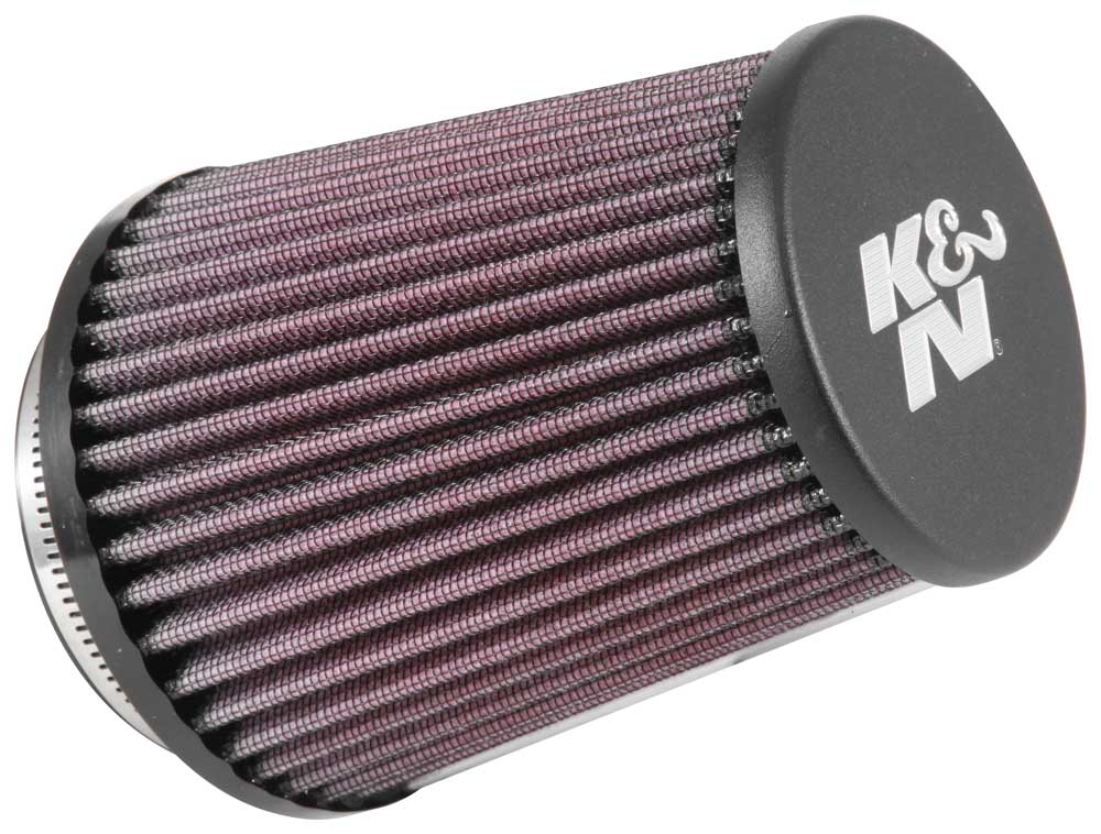 K&N RE-5286 UNIVERSAL Rubber Filter 3"FLG; 4-1/2" OD B, 2-1/4" H - BLACK TOP Photo-0 