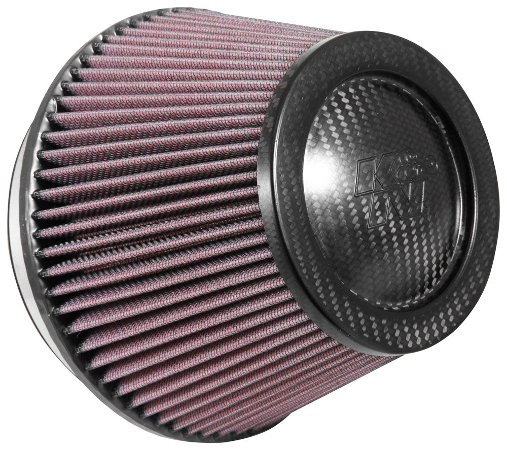 K&N RP-2960 UNIVERSAL Air Filter - CARBON Fiber Top6"FLG, 7-1/2"B, 5-1/8"T, 5"H Photo-0 