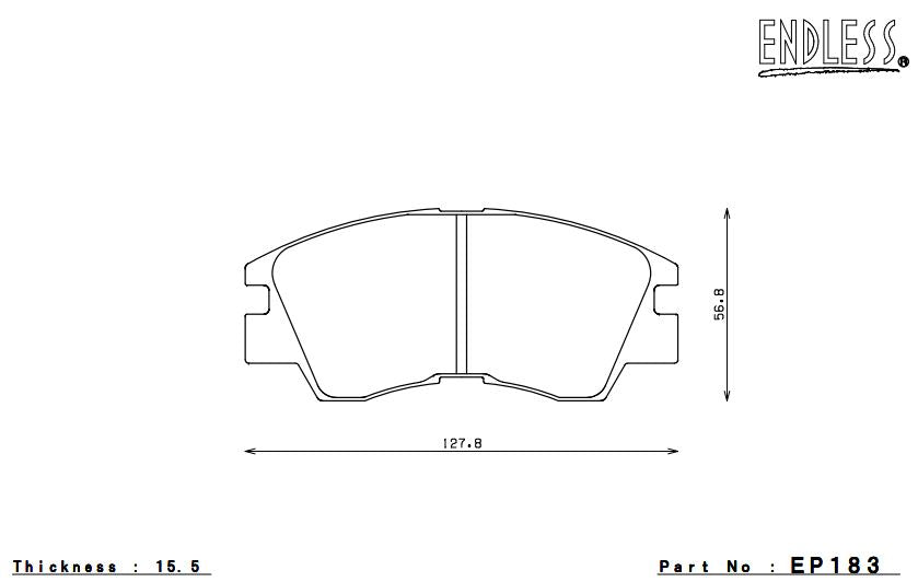 ENDLESS EP183SSY Brake pads Photo-0 