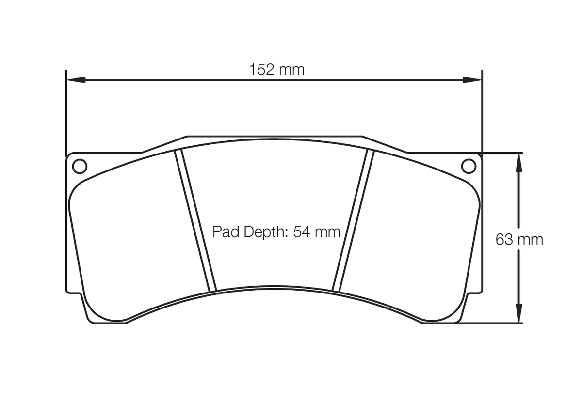 PAGID 1904-RST3 Brake Pads for AP Racing CP3894 D46 / CP9660 D54 / MITSUBISHI Lancer Evo X R4 Tarmac Rally Photo-0 