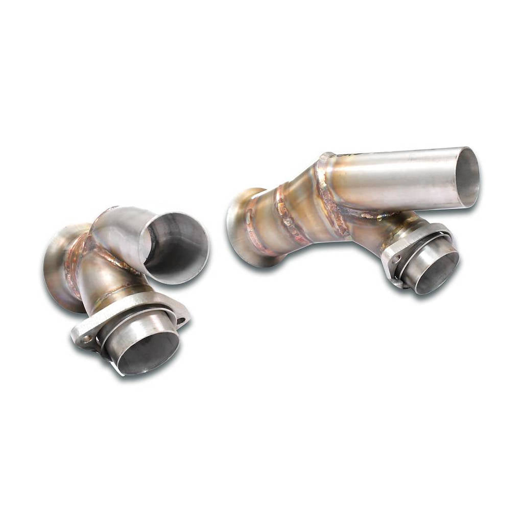 SUPERSPRINT 390611 Connecting pipes kit "Y" Right - Left - For OEM kat FERRARI Photo-0 