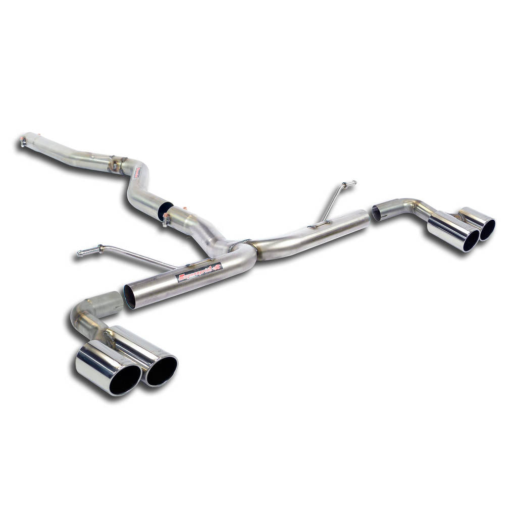 SUPERSPRINT 521716 Connecting pipe + rear pipe RightOO80 - LeftOO80 BMW F20/F21 LCI 2016 -> Photo-0 