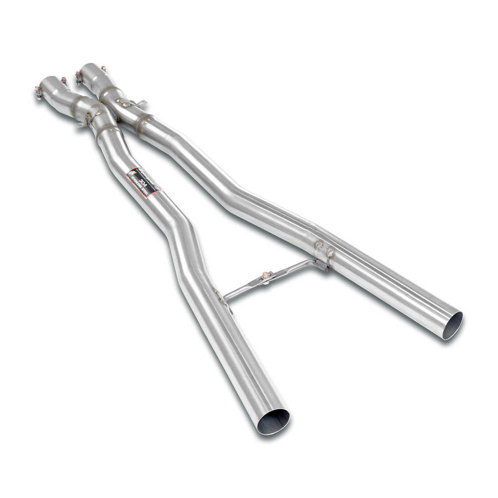 SUPERSPRINT 789213 Centre pipes kit Right - Left with "X". BMW E60 Sedan M5 Photo-0 