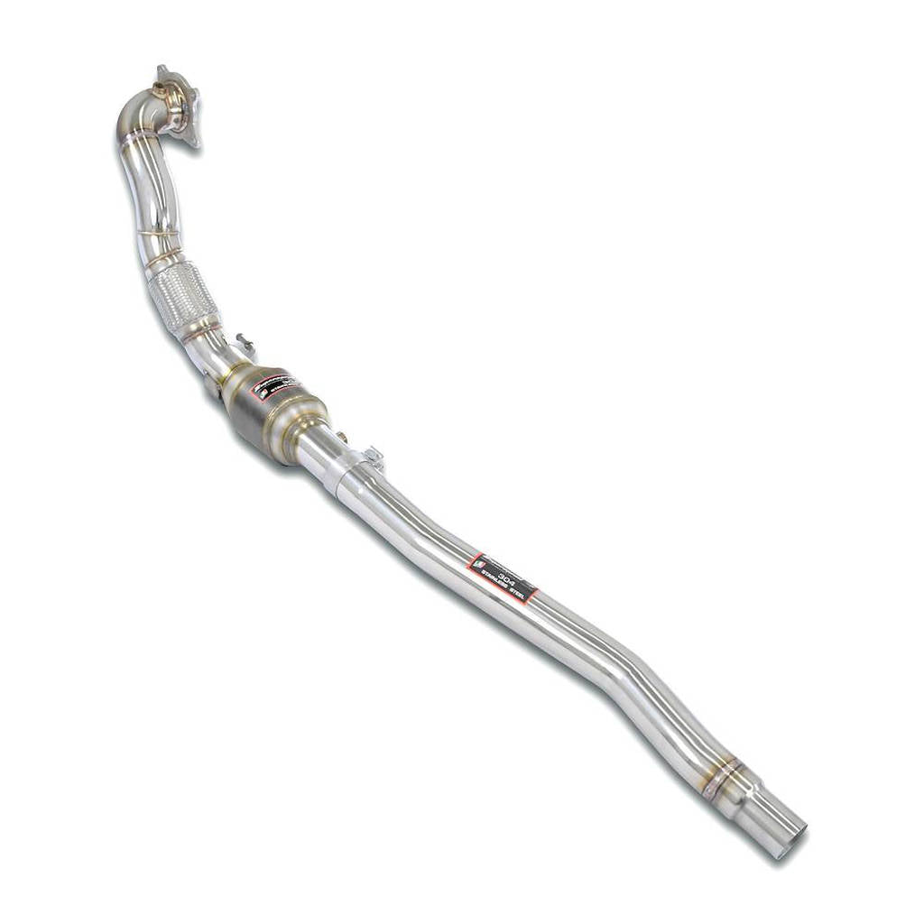 SUPERSPRINT 766441 Turbo downpipe kit with Metallic catalytic converter 200 CPSI EURO5 AUDI A3 8P S3 Photo-0 