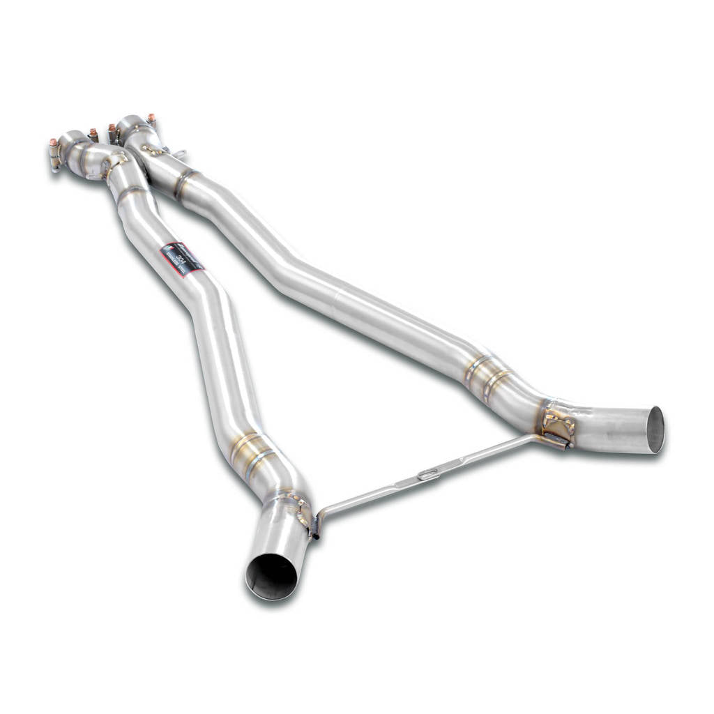 SUPERSPRINT 988813 Centre pipes kit Right - Left + "X-Pipe" BMW E63 Coupè M6 Photo-0 