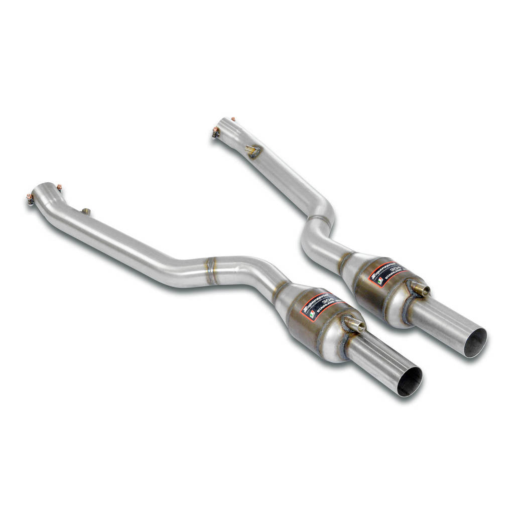 SUPERSPRINT 988702 Front pipe with Metallic catalytic converter Right - Left BMW E60 Sedan M5 Photo-0 