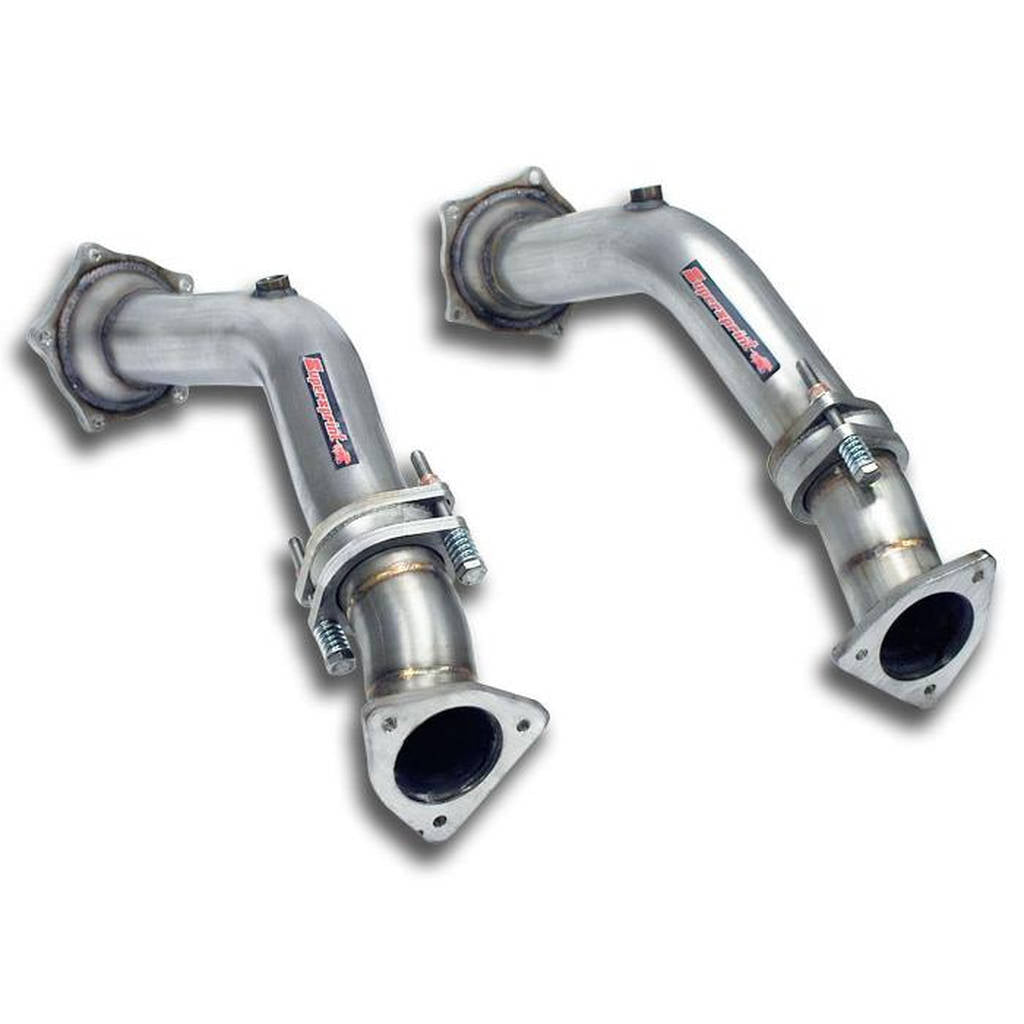 SUPERSPRINT 245711 Turbo downpipe kit Right - Left - (Replaces pre-catalytic converter) PORSCHE CAYE Photo-0 