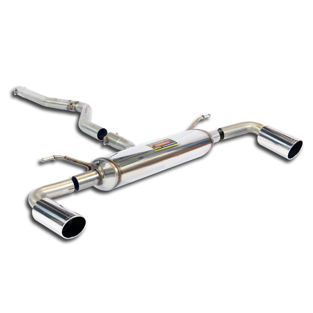 SUPERSPRINT 987604 Connecting pipe + rear exhaust Right O90 - Left O90 BMW F20/F21 -> 2015 Photo-0 