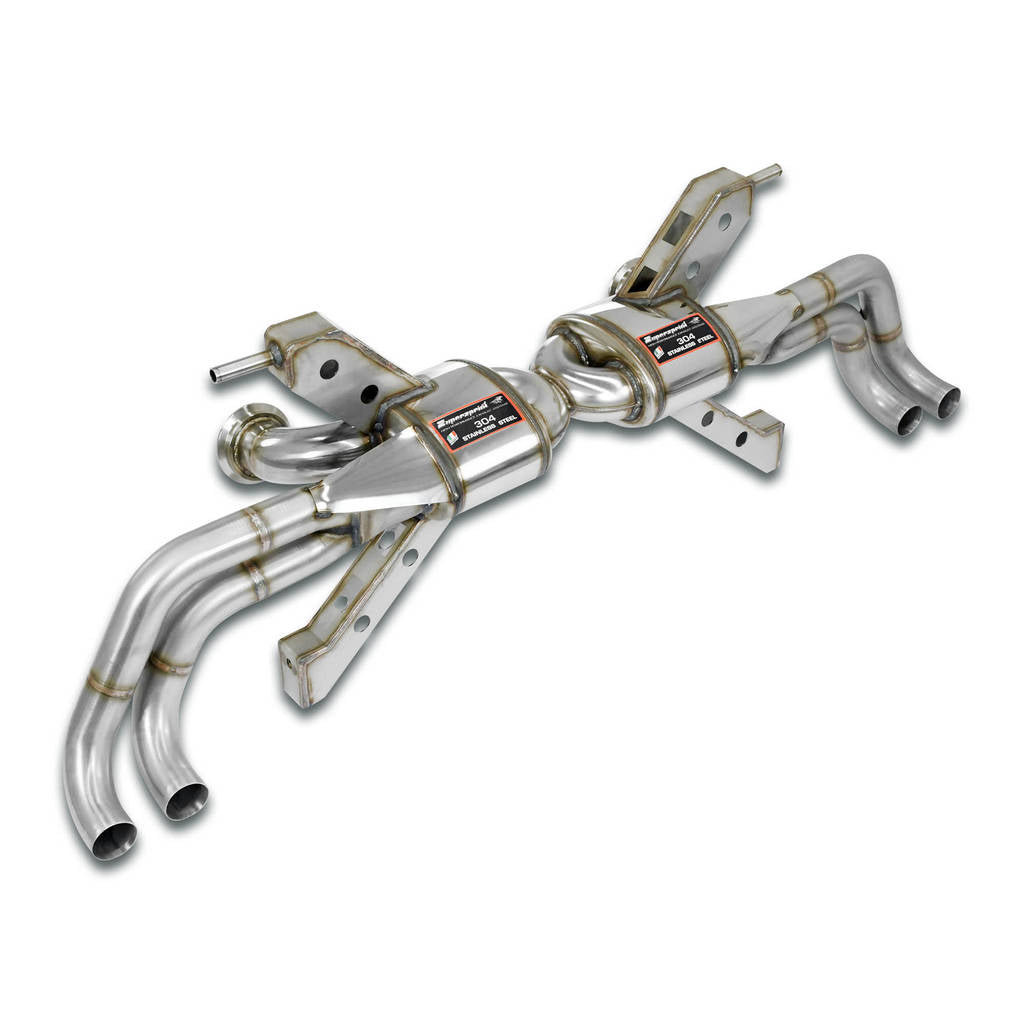 SUPERSPRINT 768334 Rear exhaust "Racing" Right - Left 4 exits - (Replaces the main catalytic convert Photo-0 