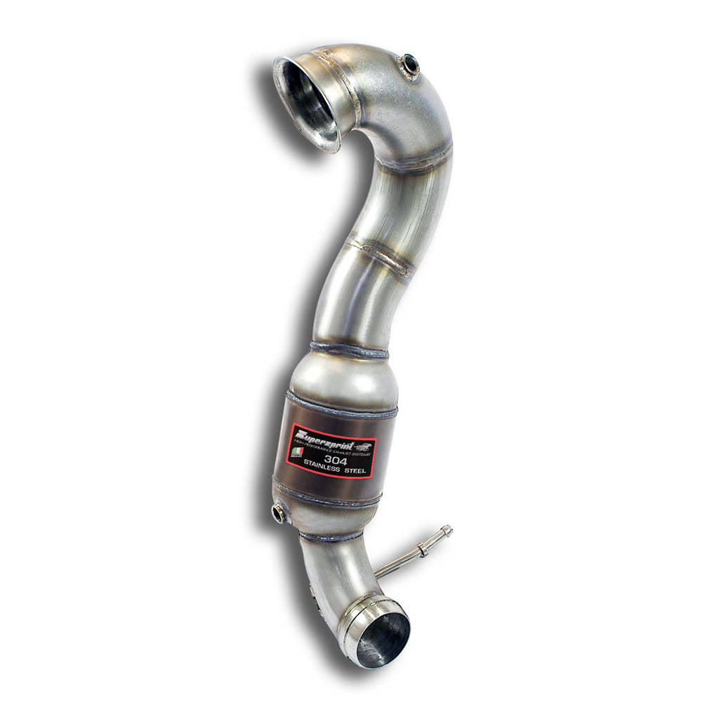 SUPERSPRINT 721621 Turbo downpipe + Metallic catalytic converter MERCEDES-Benz C117 CLA AMG Photo-0 