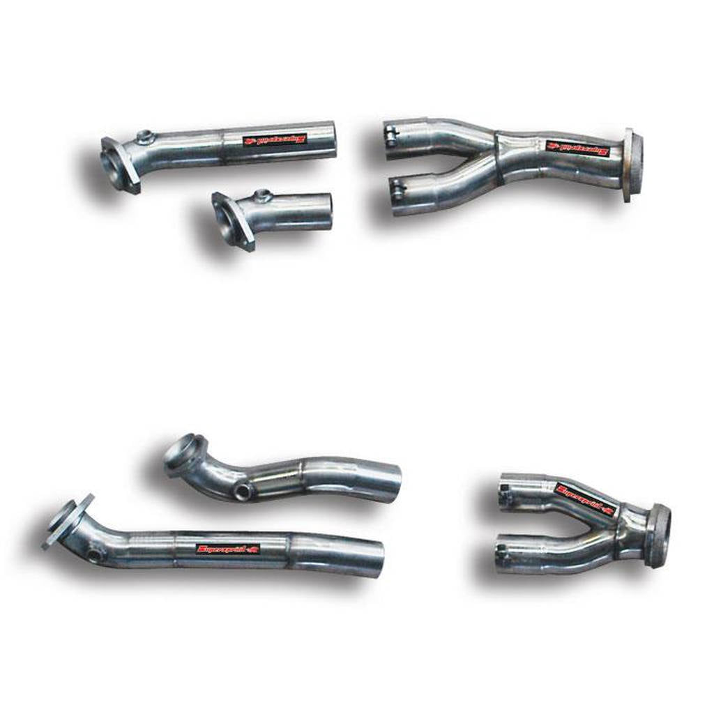 SUPERSPRINT 888111 Connecting "Y-Pipe" Right - Left - (For OEM manifolds) VW TOUAREG 7L (2003 -> 201 Photo-0 