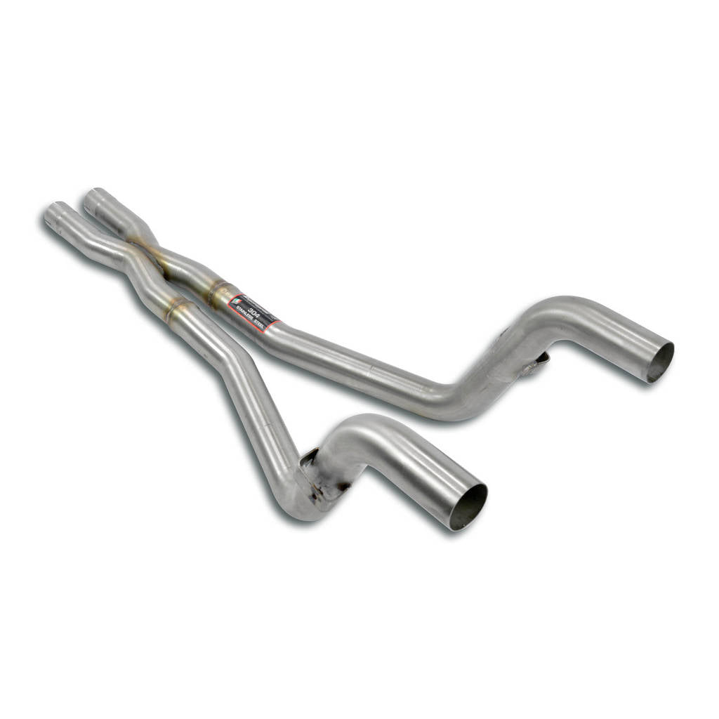 SUPERSPRINT 391213 Centre pipes kit Right - Left with "X". - Replace OEM centre exhaust. FERRARI Photo-0 