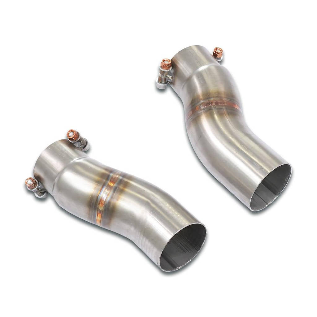 SUPERSPRINT 845143 Connecting pipes kit Right - Left for OEM centre exhaust (Ø 60mm) MERCEDES-Benz W211 E Photo-0 