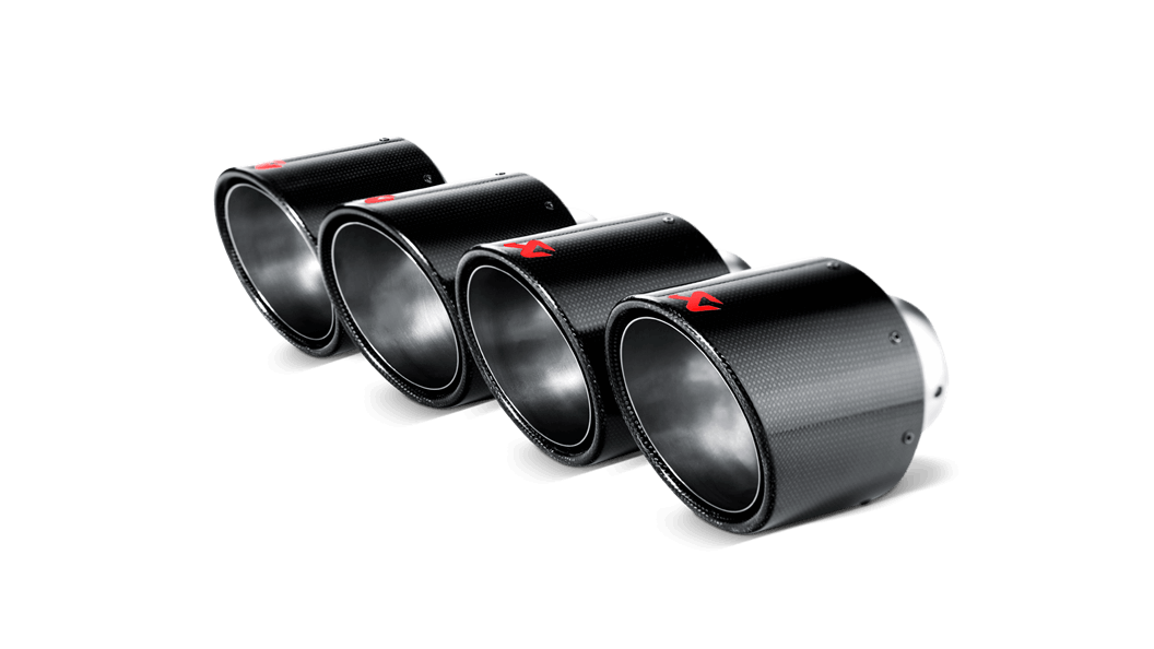 AKRAPOVIC TP-NIR35C Tail Pipe Set (Carbon, Dia 125 mm) for NISSAN GT-R (R35) 2008-2024 Photo-0 