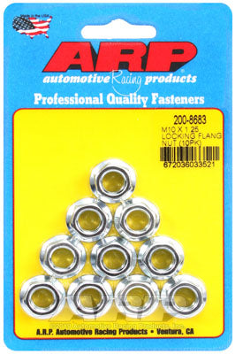 ARP 200-8683 Nut Kit M10 X 1.25 locking flange Photo-0 