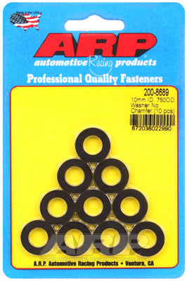 ARP 200-8689 Washer Kit M10 ID 3/4 OD black oxide washers Photo-0 