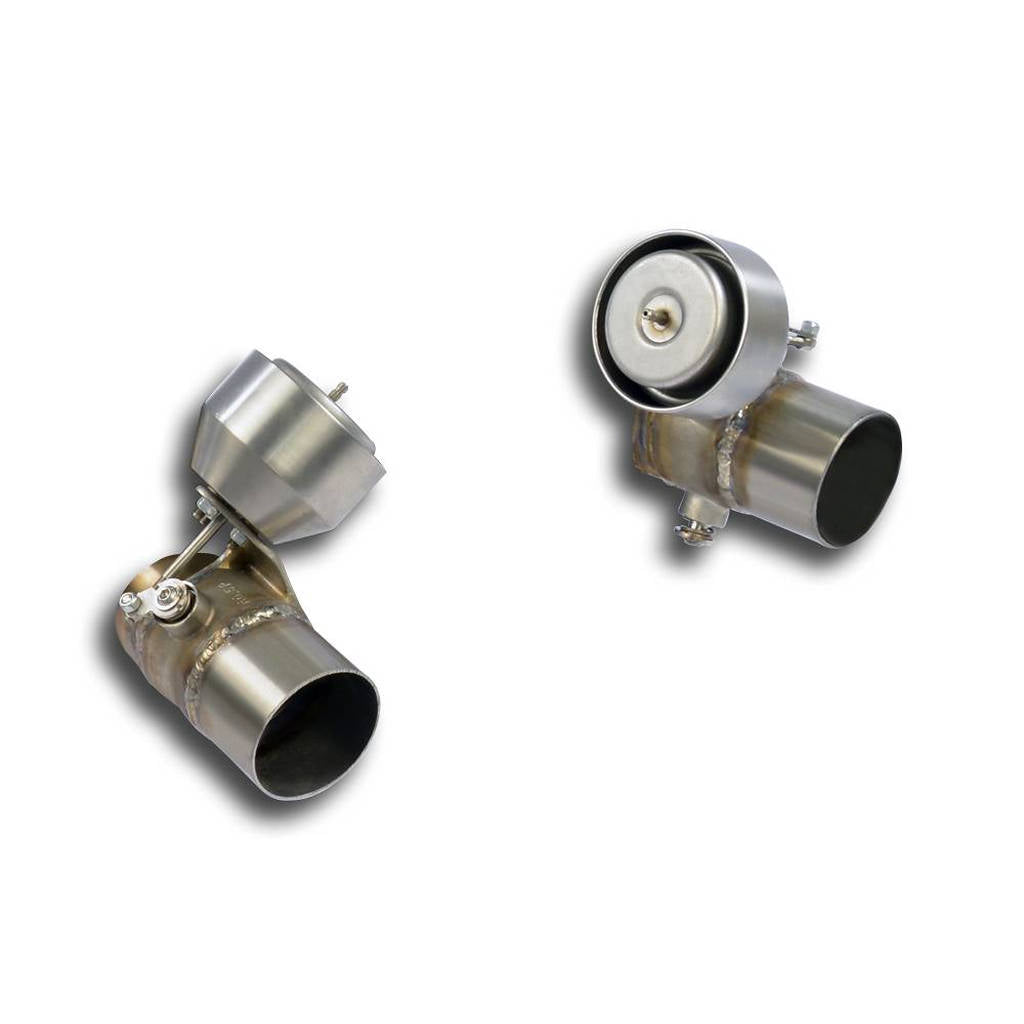 SUPERSPRINT 248411 Connecting pipe kit with valve Right - Left - (Weld on connection) PORSCHE 911 (S Photo-0 