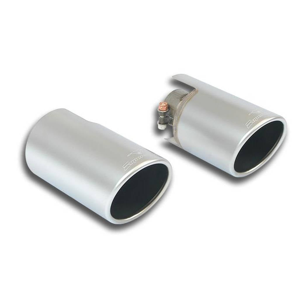 SUPERSPRINT 831856 Endpipes kit Right - Left "Satin" O100 ALFA ROMEO 4C Photo-0 