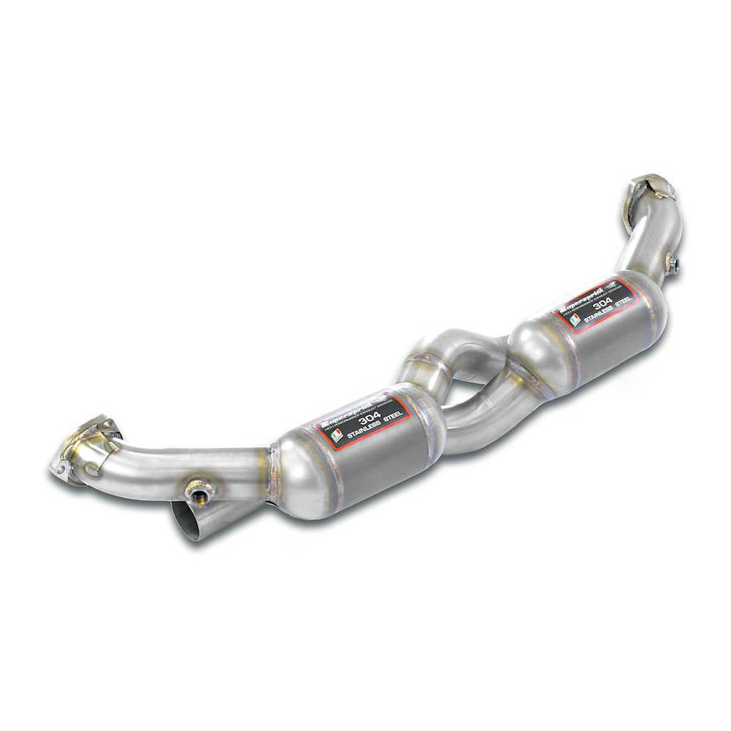 SUPERSPRINT 241302 Front pipe with Metallic catalytic converter Right + Left PORSCHE 911 (Serie 996) Photo-0 