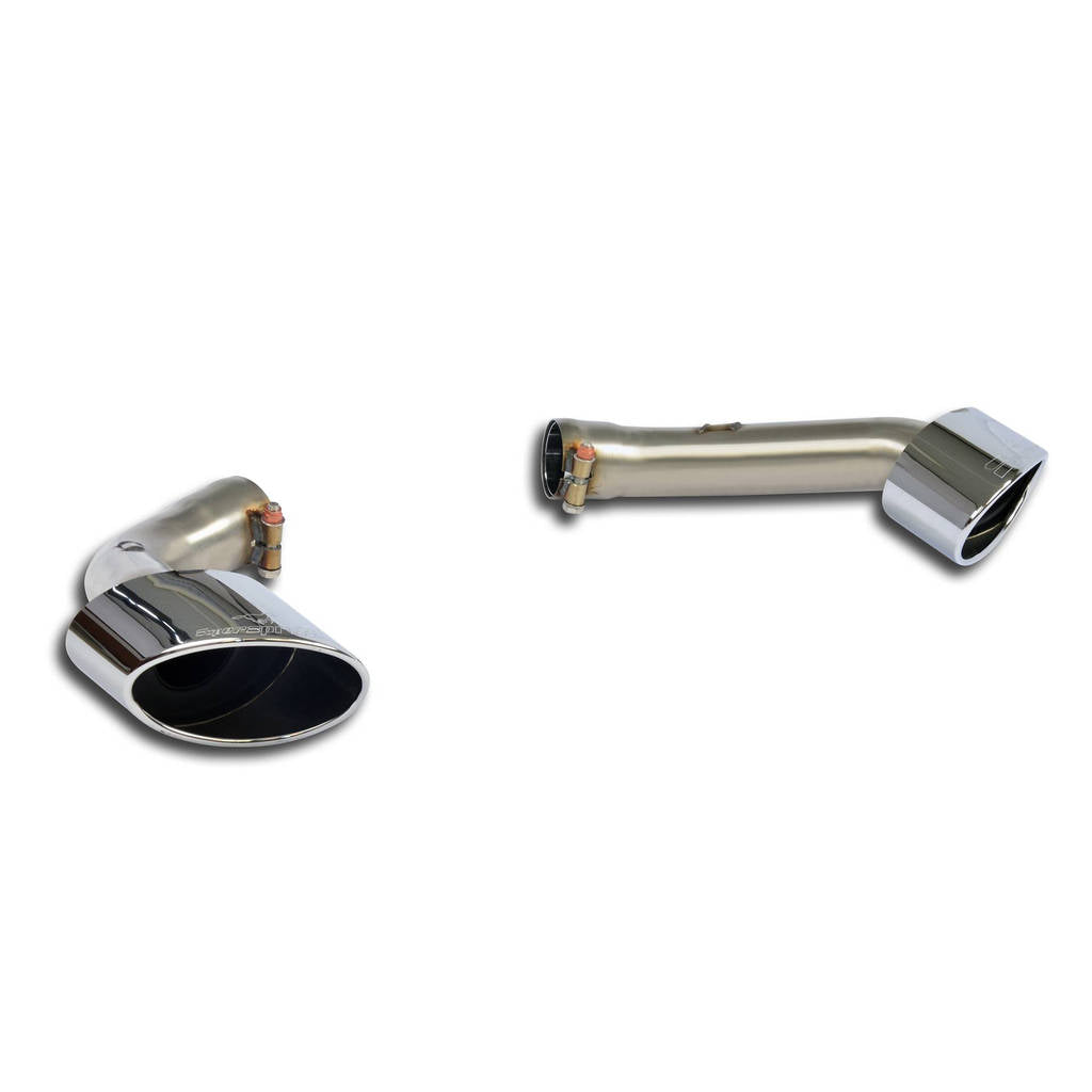 SUPERSPRINT 985715 Endpipe kit 150x105 Right - Left - (For OEM rear bumper) BMW E71 X6 Photo-0 