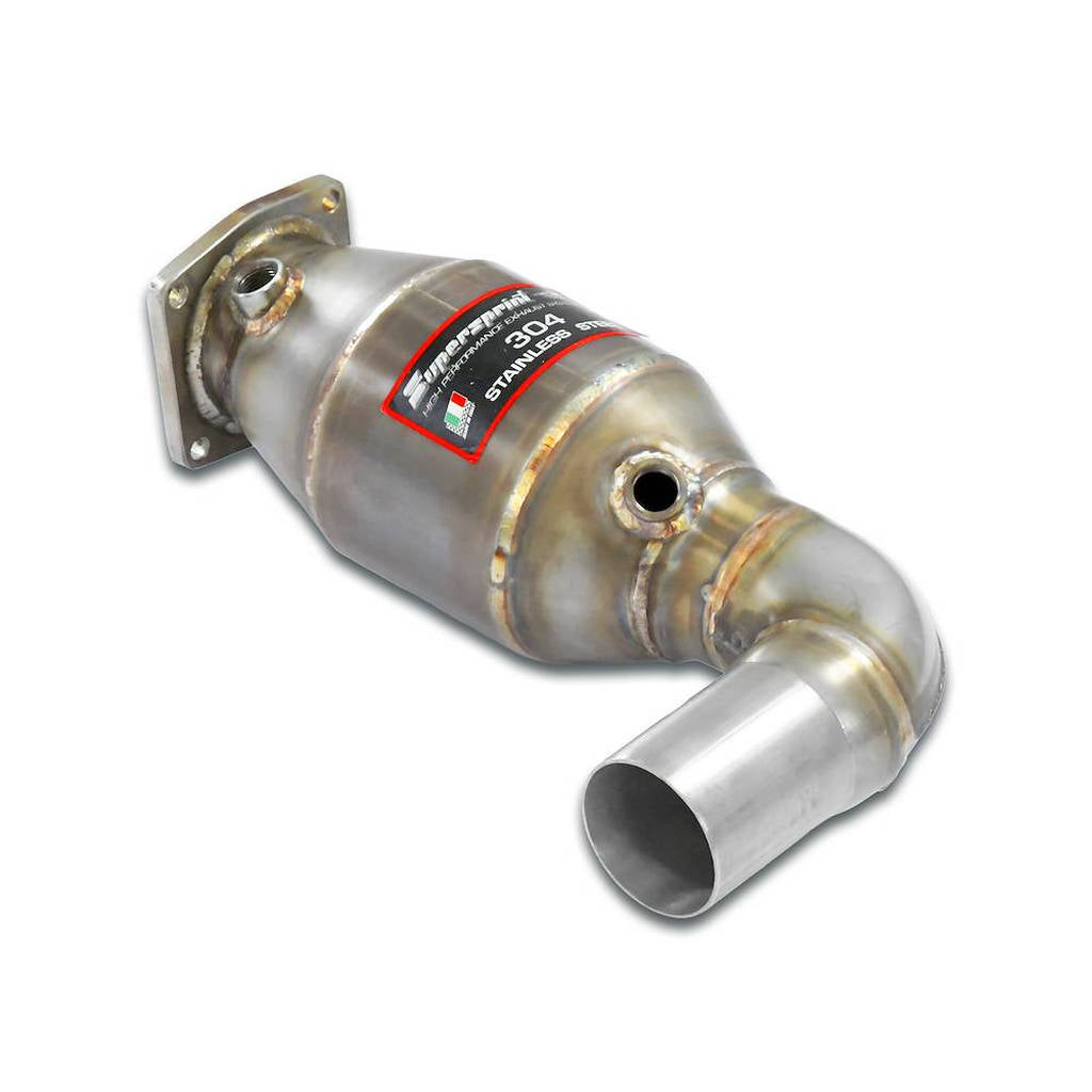 SUPERSPRINT 245402 Front exhaust Right with Metallic catalytic converter PORSCHE 911 (Serie 997.1) Photo-0 