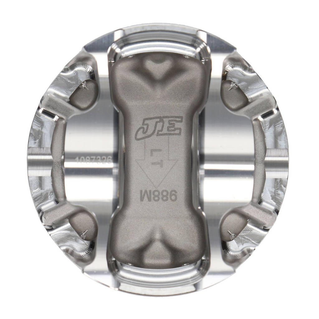 JE 314666 Piston Kit (3.552 in. Bore, 1.320 in. CH, -15.80 CC) for FORD Modular 5.4L 2 Valve Engine Photo-2 