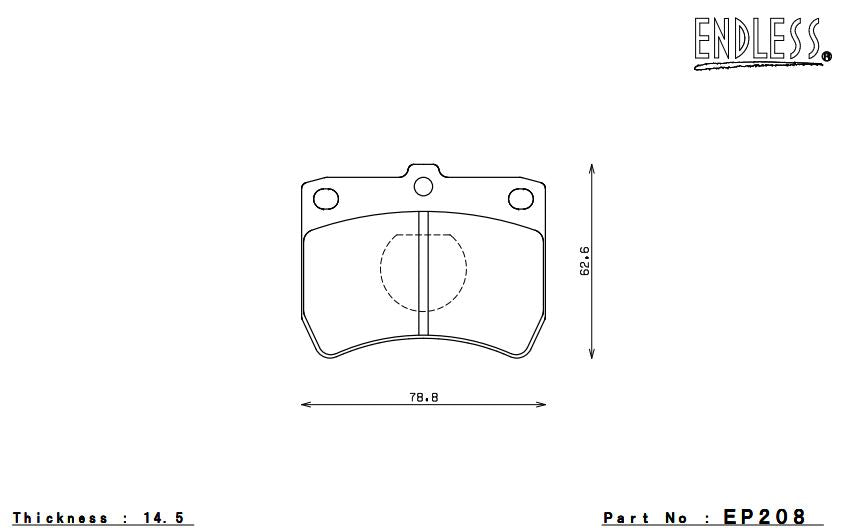 ENDLESS EP208SSY Brake pads Photo-0 