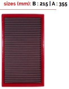 BMC FB250/01 AIR FILTER 215X355 Photo-0 