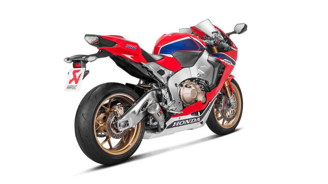 AKRAPOVIC S-H10SO18-CBT complete exhaust system Slip-On Line (Titanium) Honda CBR 1000 RR 2017 Photo-2 