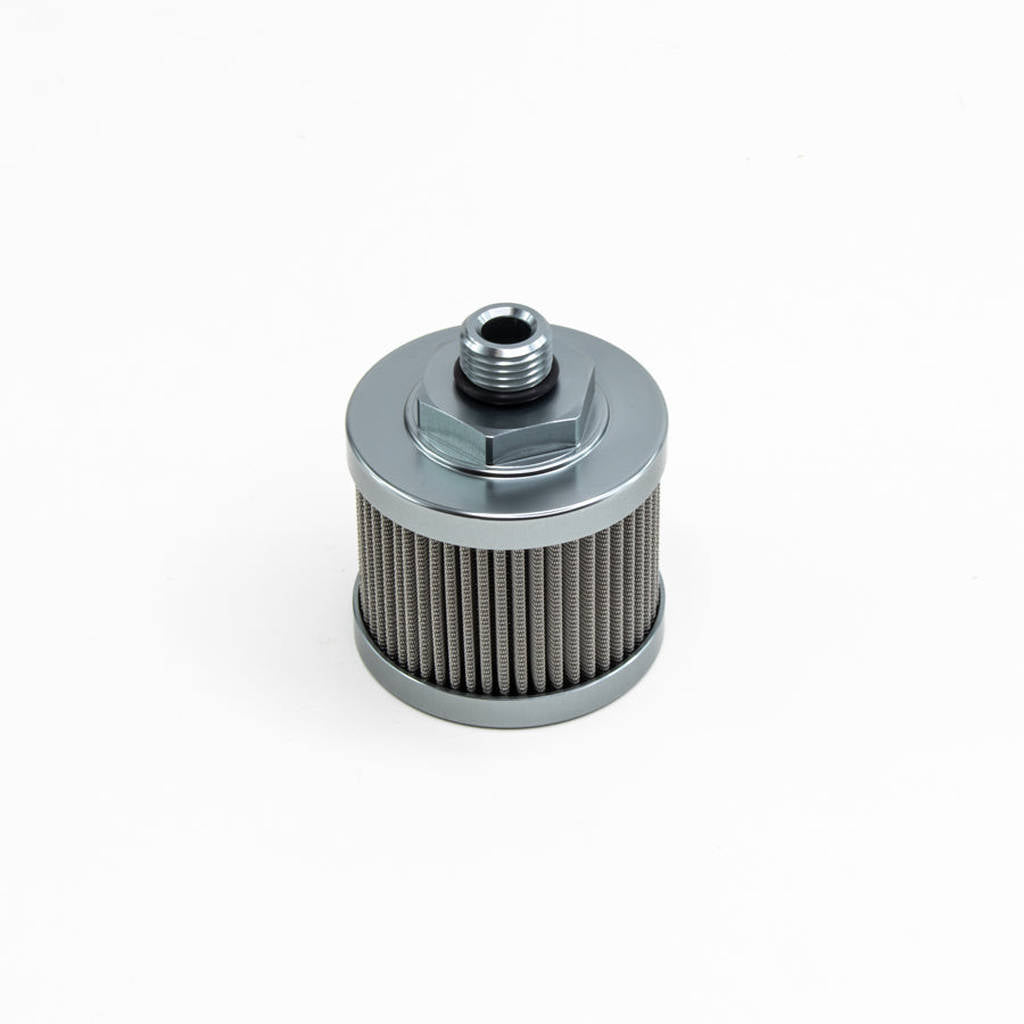 DEATSCHWERKS 8-01-06100 Fuel pump pre-filter, SS, 6AN, 100 micron, UNIVERSAL. Fits DW in-line fuel p Photo-0 