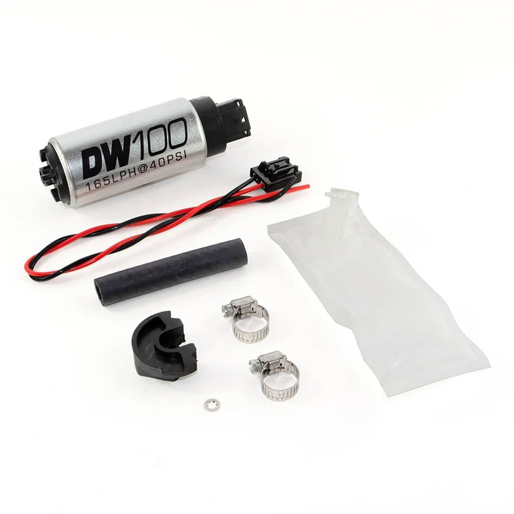 DEATSCHWERKS 9-101-1024 DW100 series, 165lph in-tank fuel pump w/install kit for NISSAN 240sx/Silvi Photo-0 