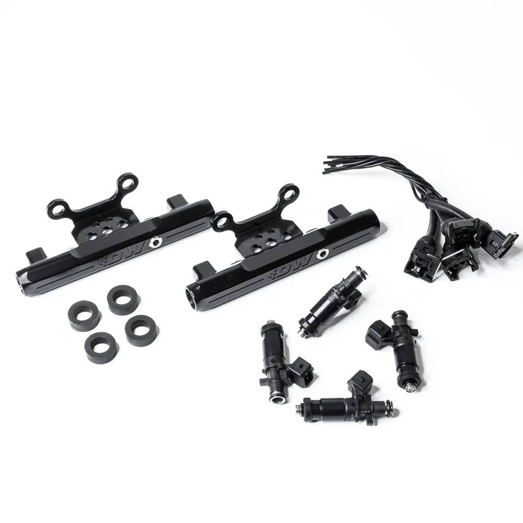 DEATSCHWERKS 6-101-1200 SUBARU side feed to top feed fuel rail conversion kit and 1200cc fuel inject Photo-0 