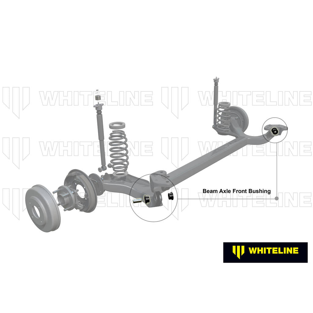WHITELINE KDT950 Rear Beam Axle - Bushing Kit for Holden Astra AH Photo-1 