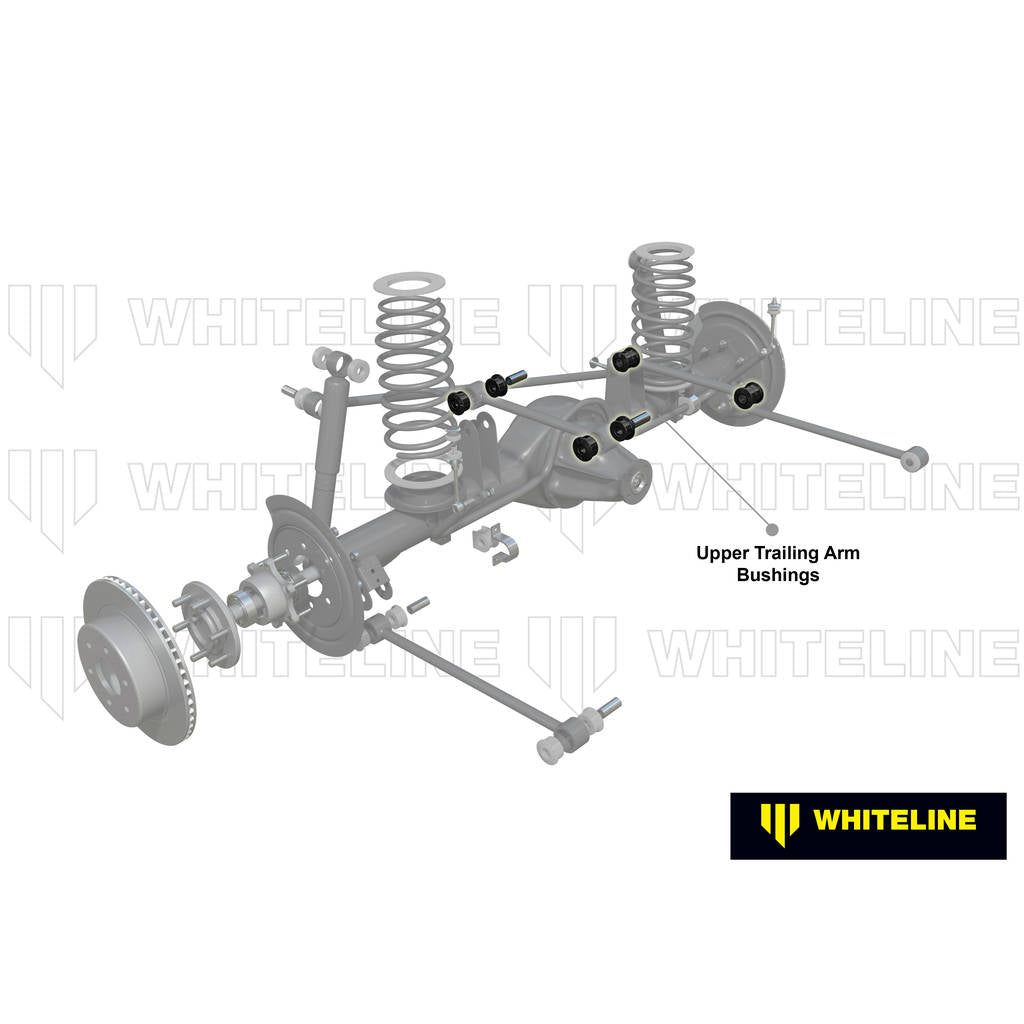 WHITELINE W63224 Rear Trailing Arm Upper - Bushing Kit for Toyota Land Cruiser 200, 300 Series Photo-1 