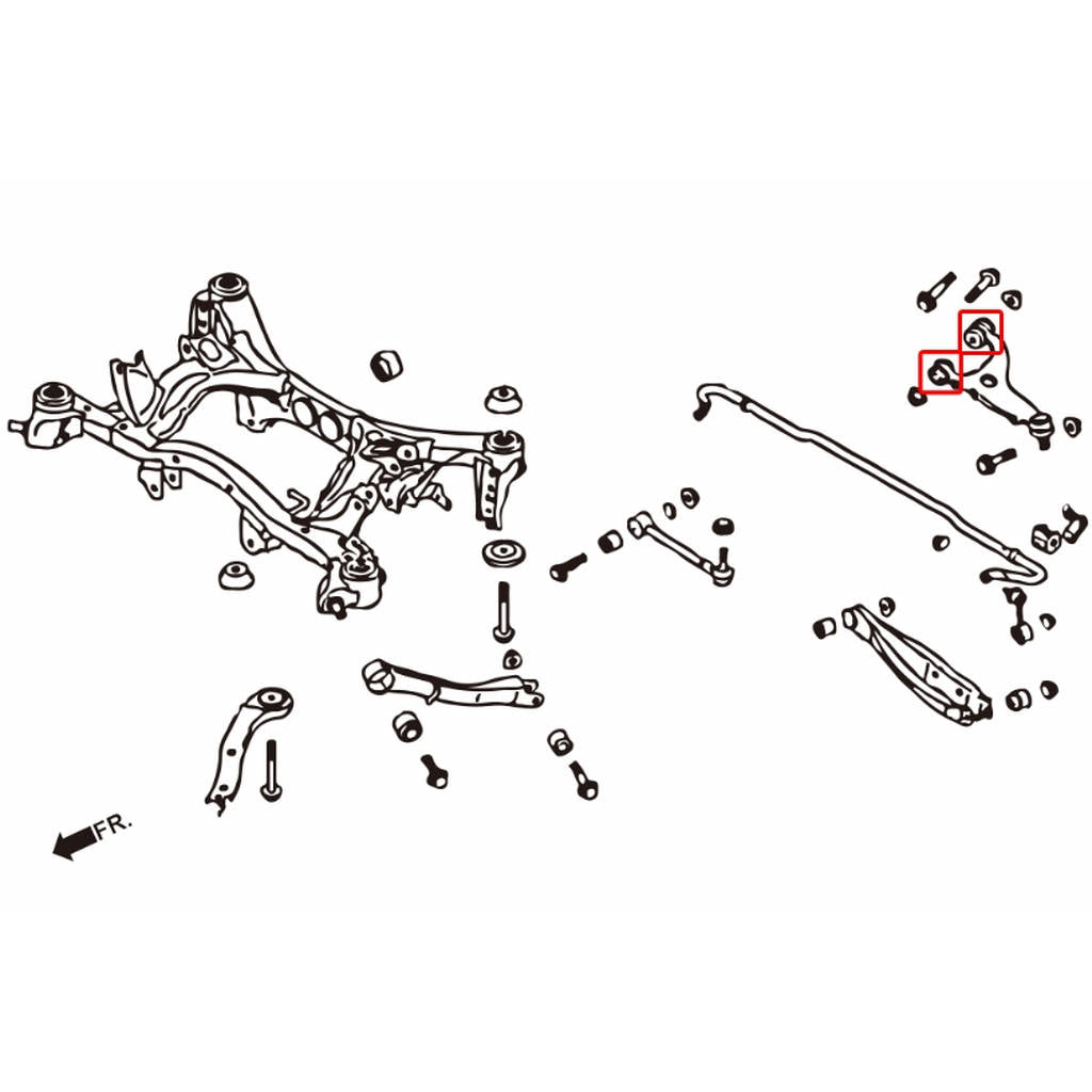 HARDRACE 6877 PILLOW BALL BUSHING SUBARU IMPREZA 07- Photo-1 