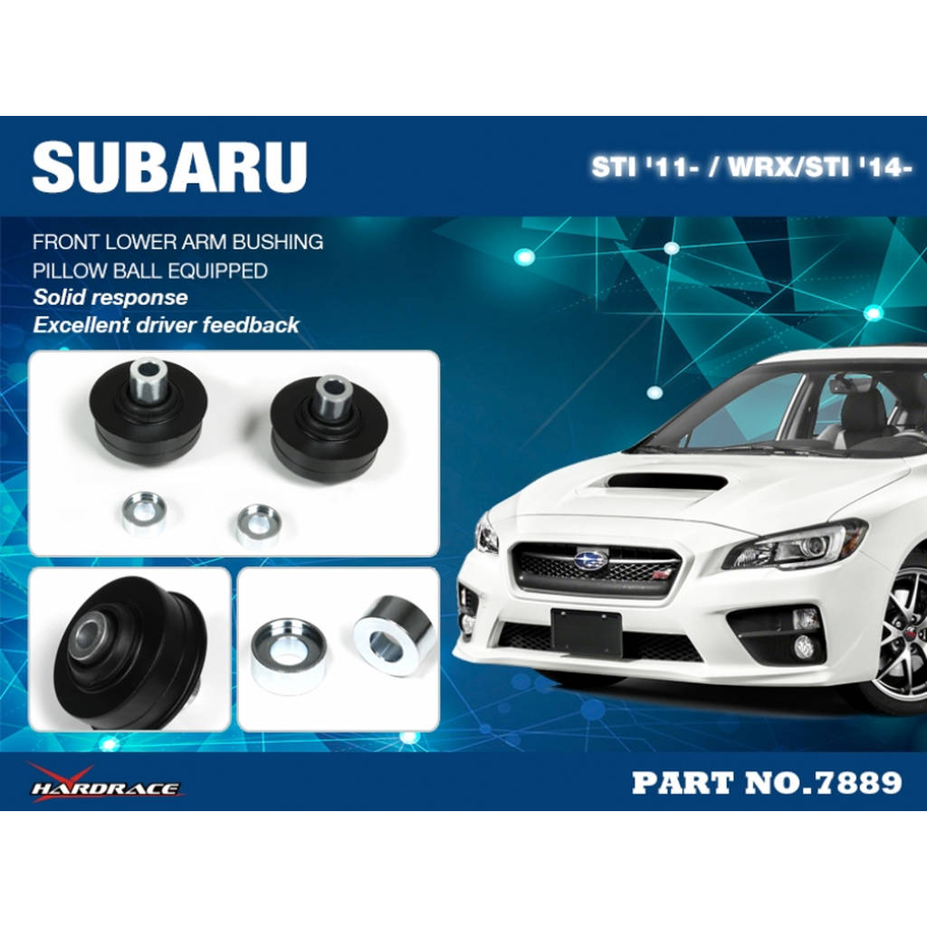 HARDRACE 7889 PILLOW BALL BUSHING SUBARU IMPREZA 07 Photo-1 