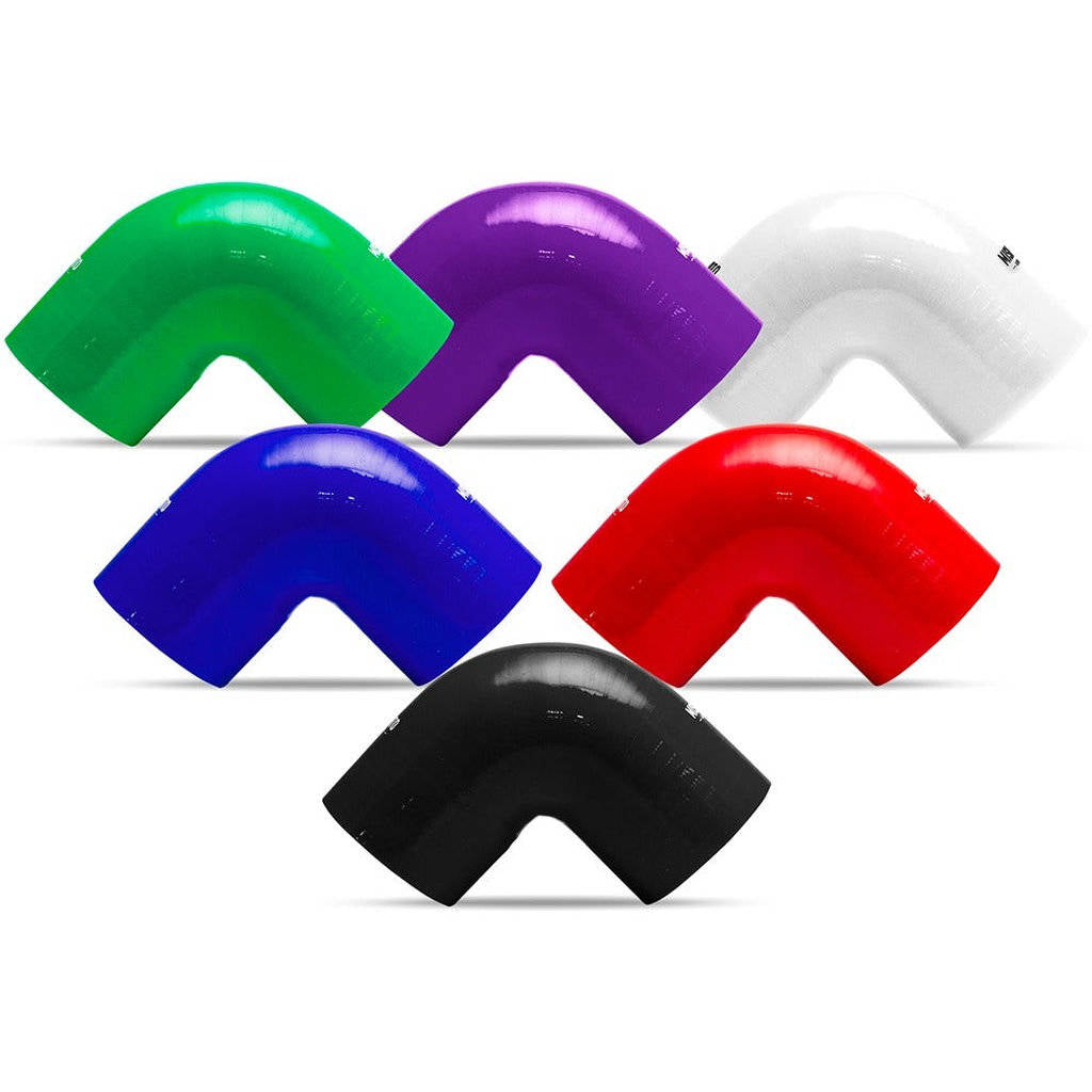 MISHIMOTO MMCP-3090BK 3.0", 90 Degree Coupler - Various Colors Photo-0 