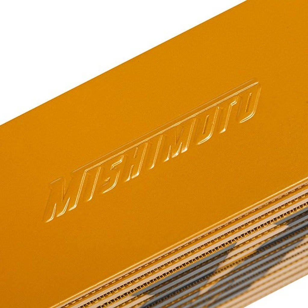 MISHIMOTO MMINT-UJG UNIVERSAL Intercooler J-Line, Gold Photo-4 